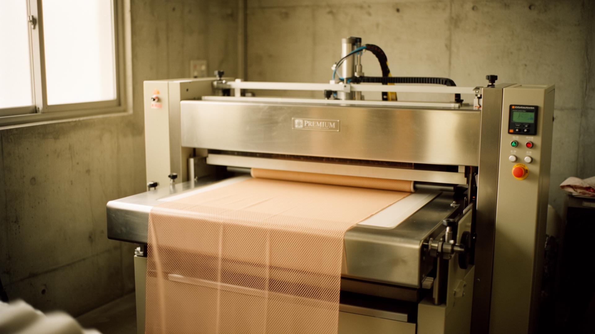 Ultrasonic bonding press at the Porto atelier
