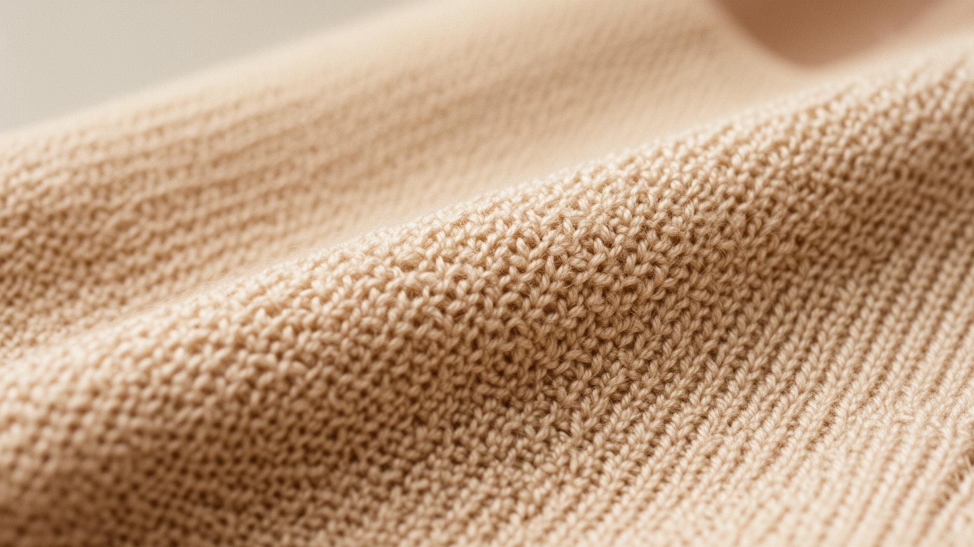Macro view of the JellySoft four-way stretch knit